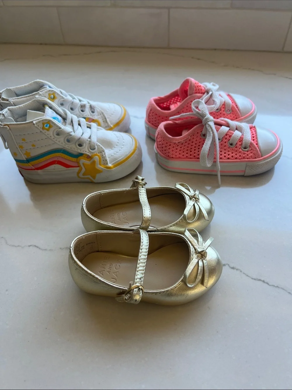 Vans converse Janie and jack size 4 girls shoe lot